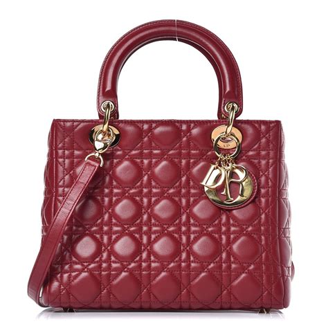 christian Dior lambskin cannage